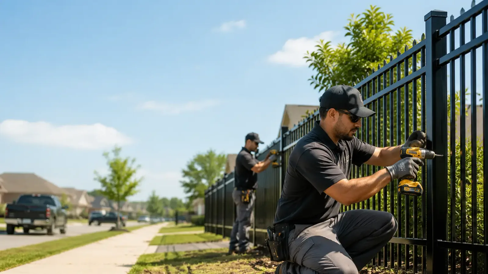 Metal Fence Installation in Anderson, IN